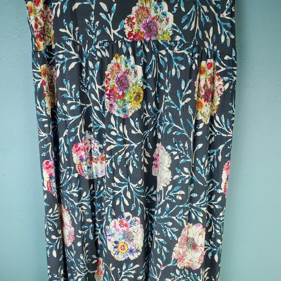 Johnny Was Womens Kashim Easy Fit Tank Floral Motif Dress Boho Size Large - Picture 5 of 10